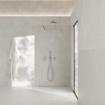 AD Naturalnie Ścianka prysznicowa COMO Wall – transparentny / 110 cm / chrom